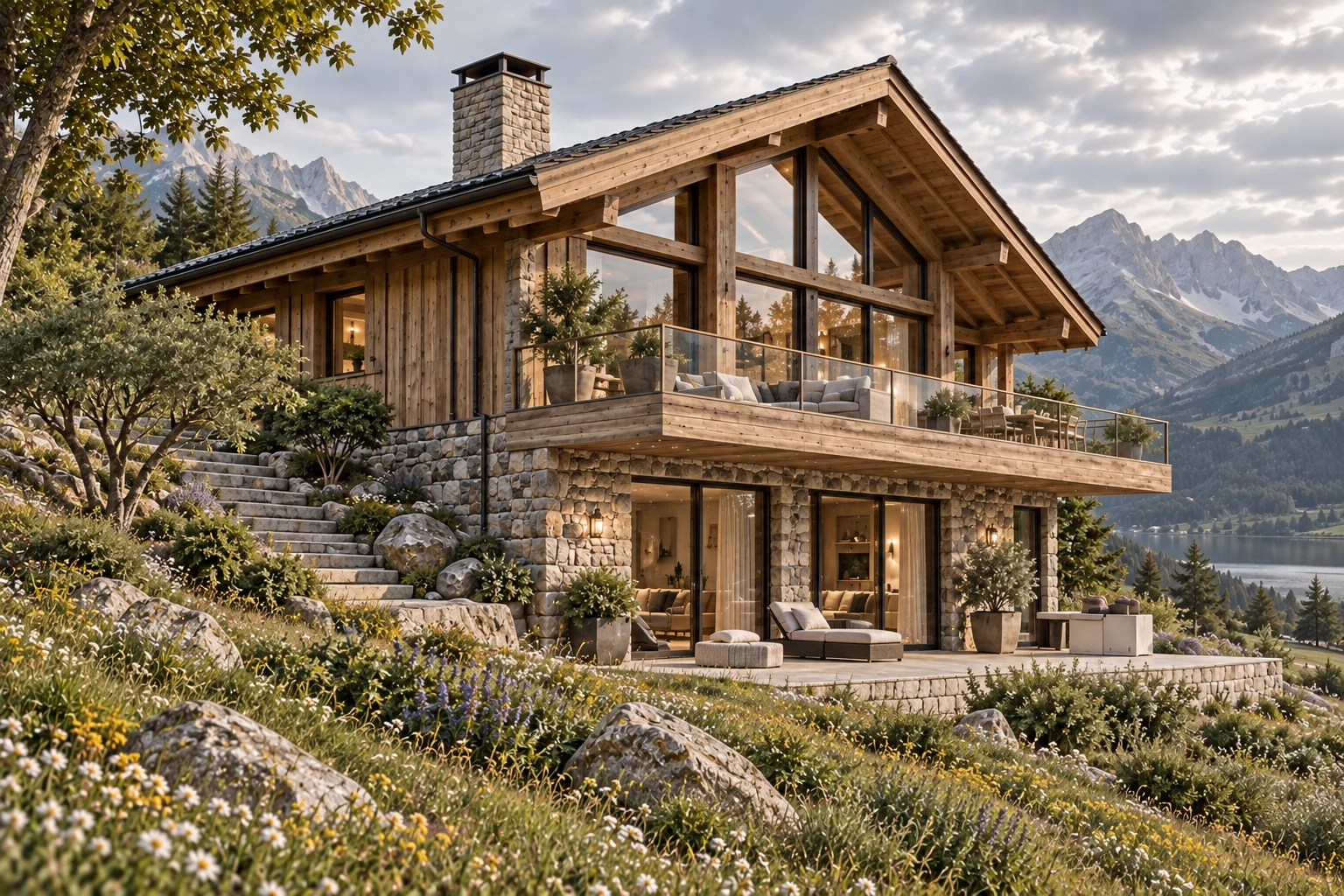 Alpine Chalet — Another perspective