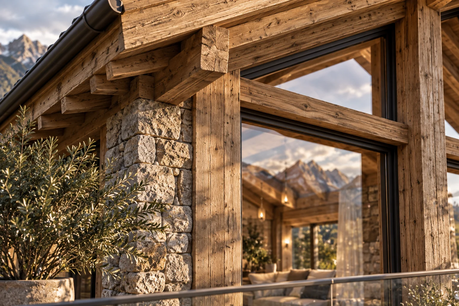 Alpine Chalet — Architectural detail