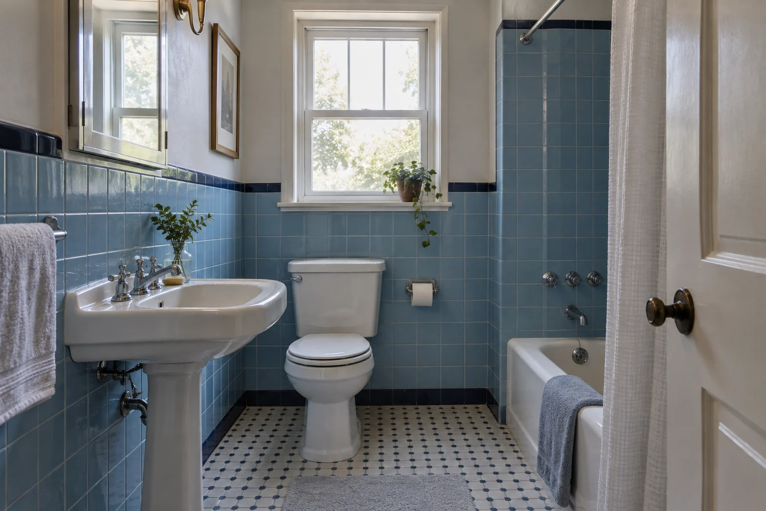 Bathroom Renewal — Before — overview