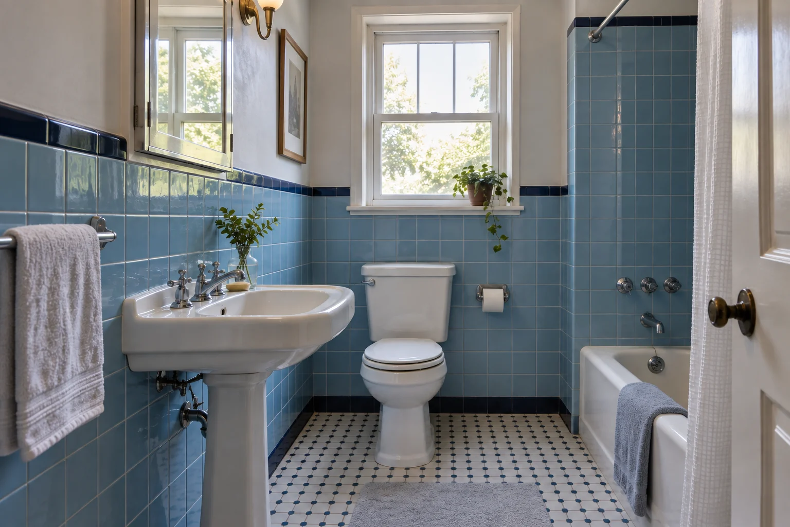 Bathroom Renewal — Before — another perspective