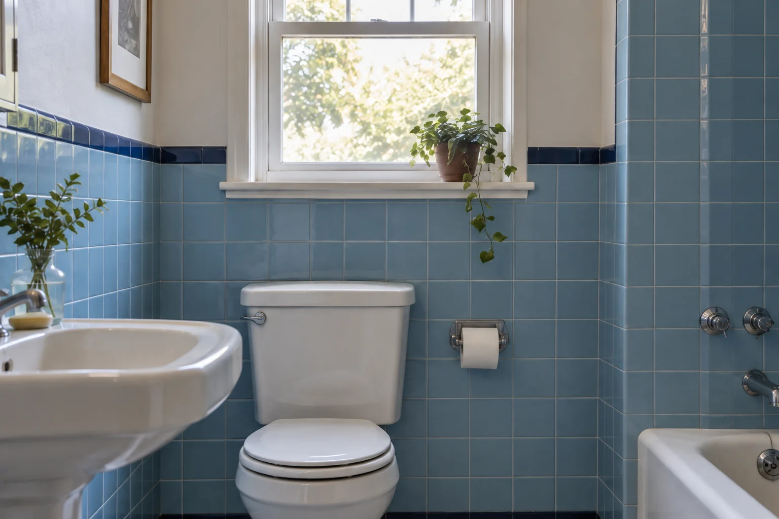 Bathroom Renewal — Before — detail