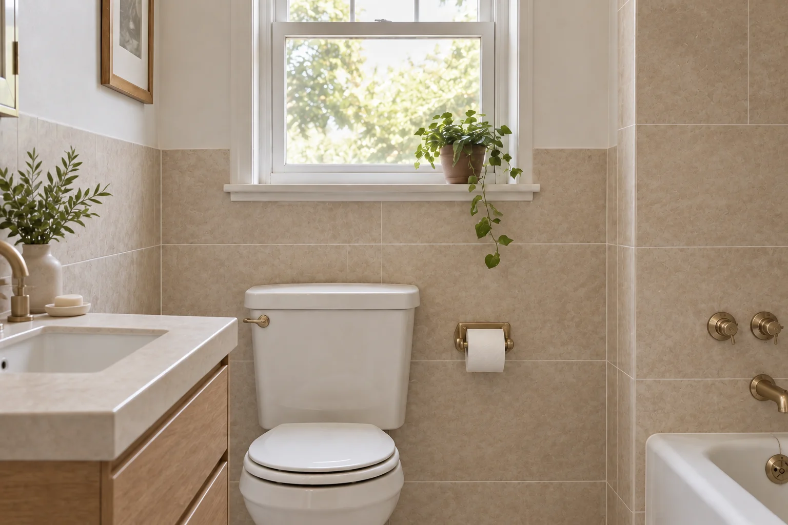 Bathroom Renewal — After — detail