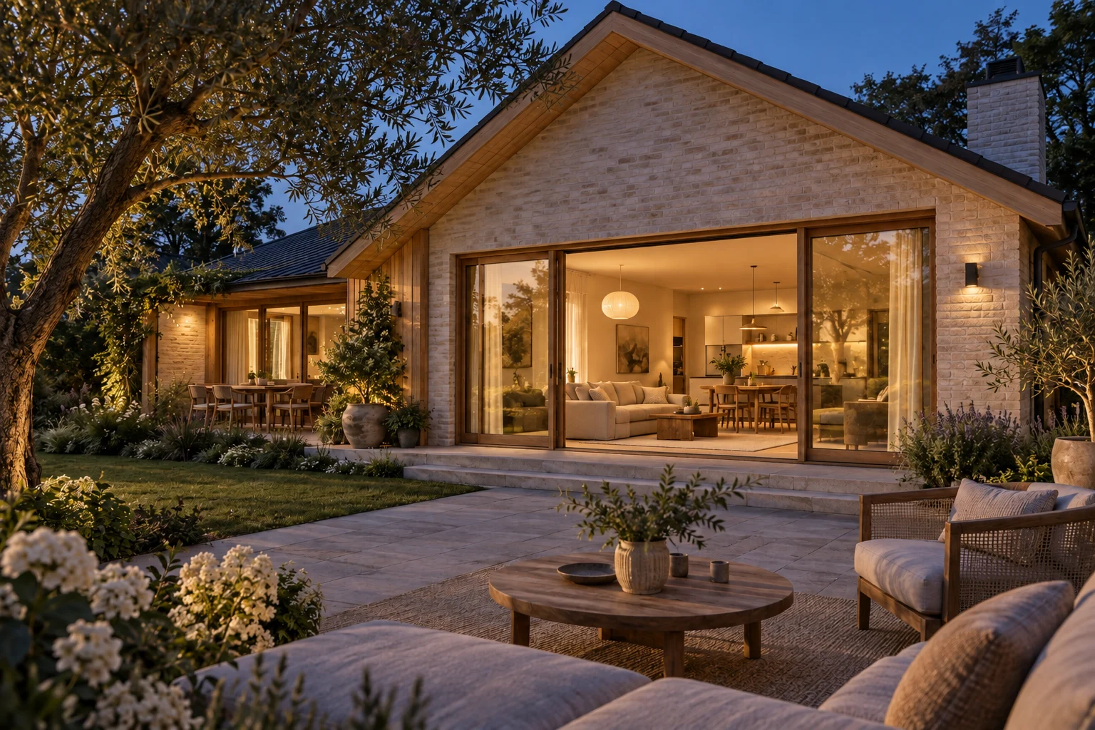 Garden Cottage — Evening light