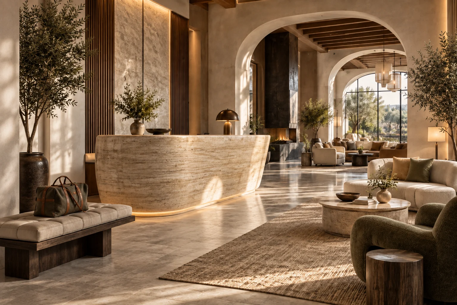 Hotel Arrival — Another perspective