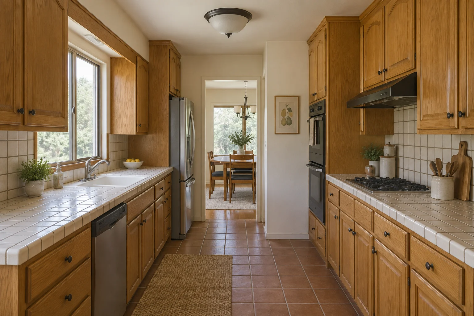Kitchen Renewal — Before — overview