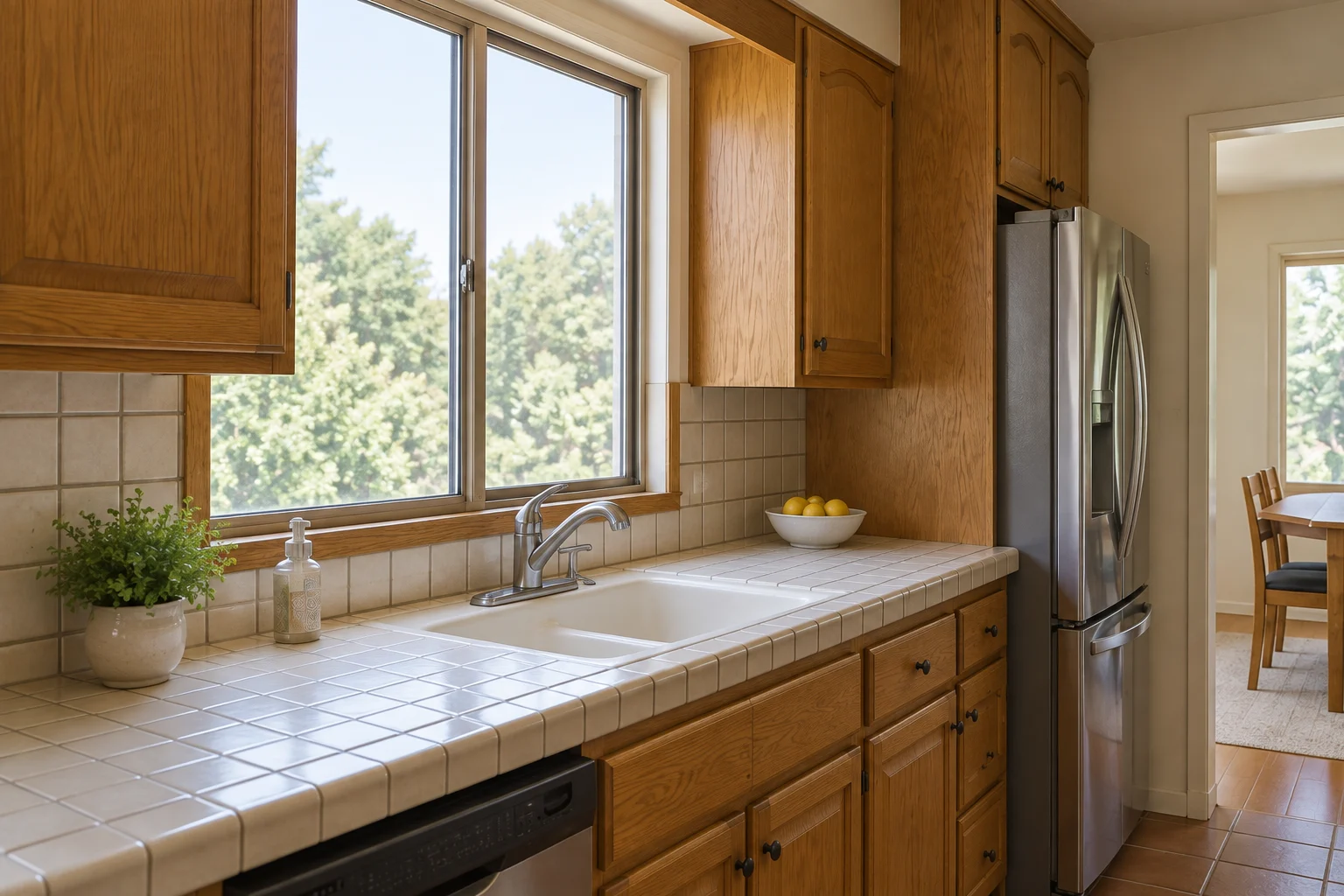 Kitchen Renewal — Before — detail