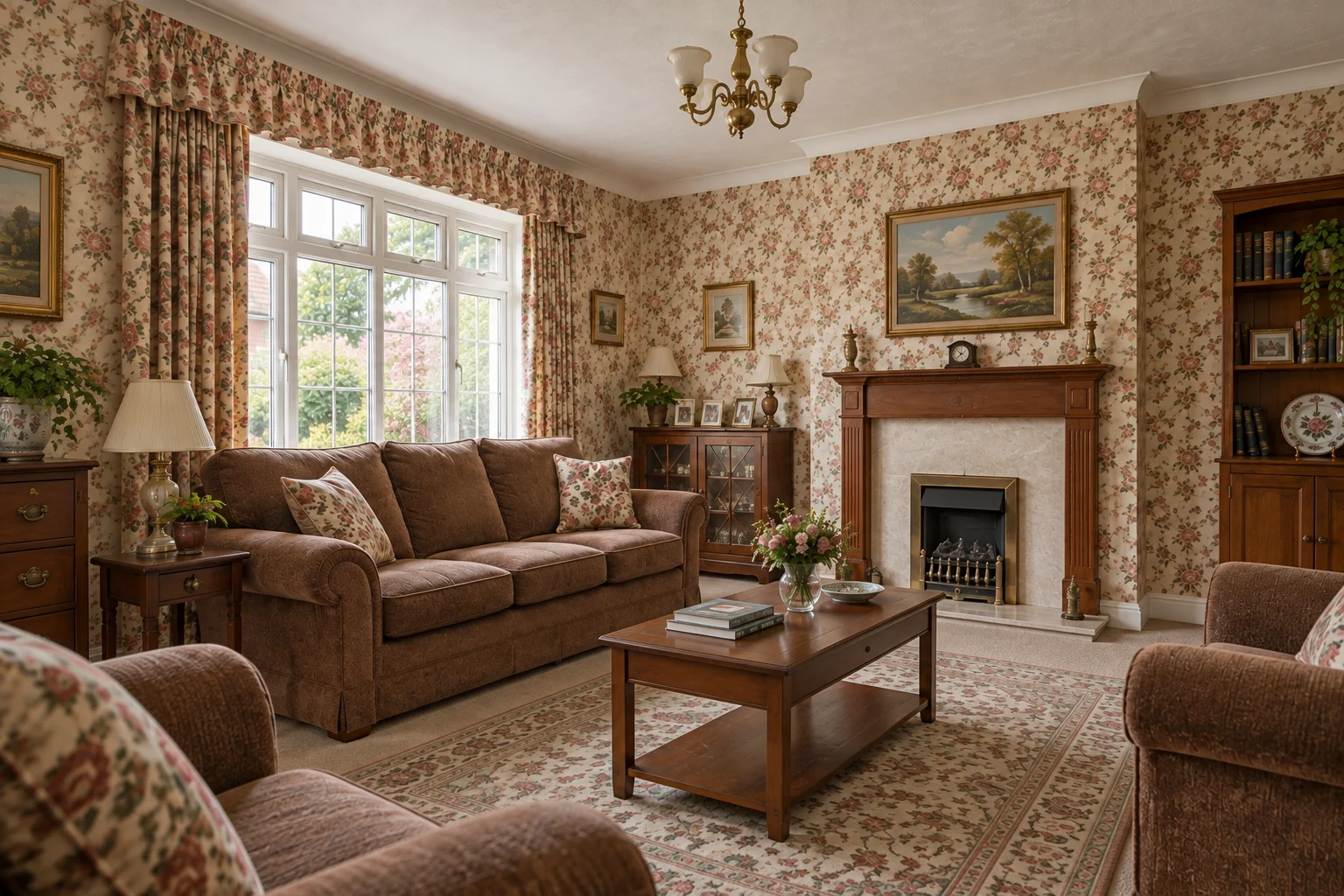 Living Room Renewal — Before — another perspective