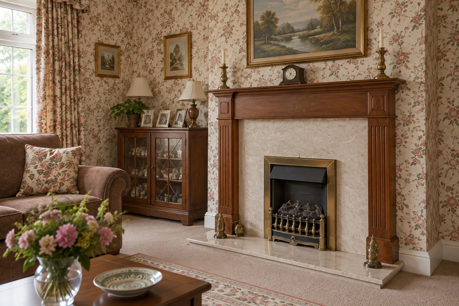 Living Room Renewal — Before — detail