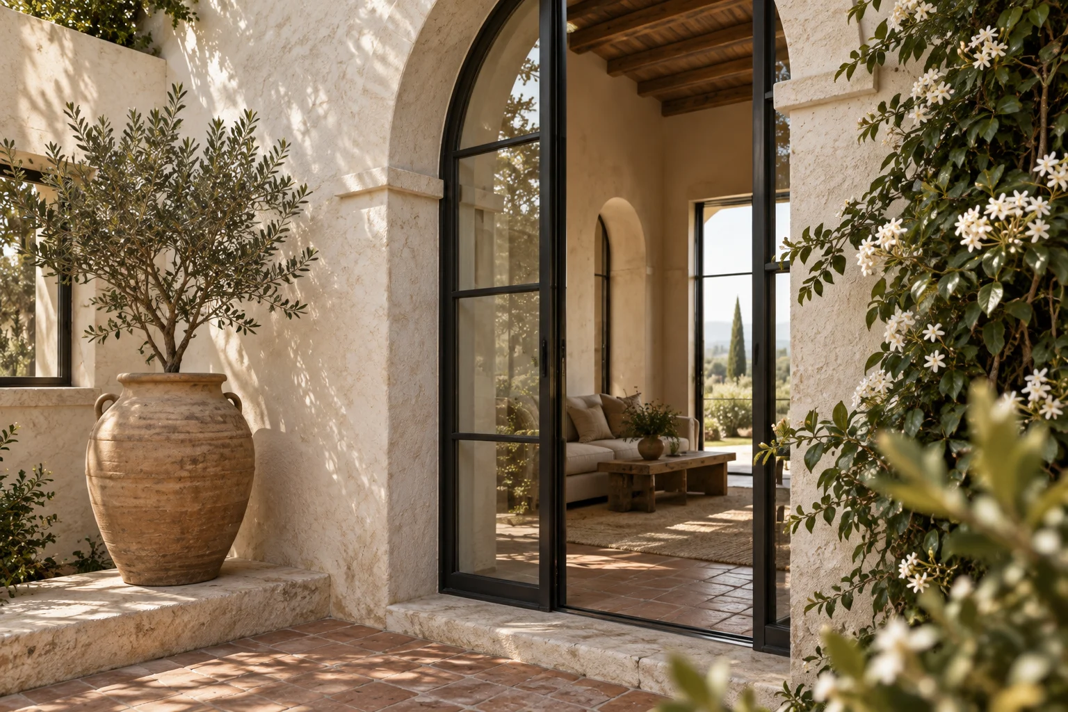 Mediterranean Residence — Architectural detail