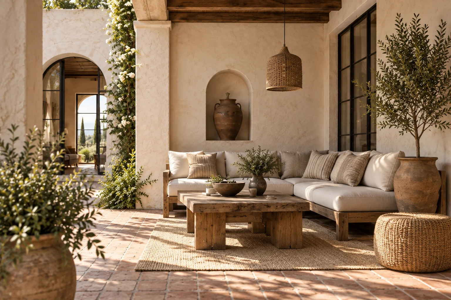 Mediterranean Residence — Materials and atmosphere