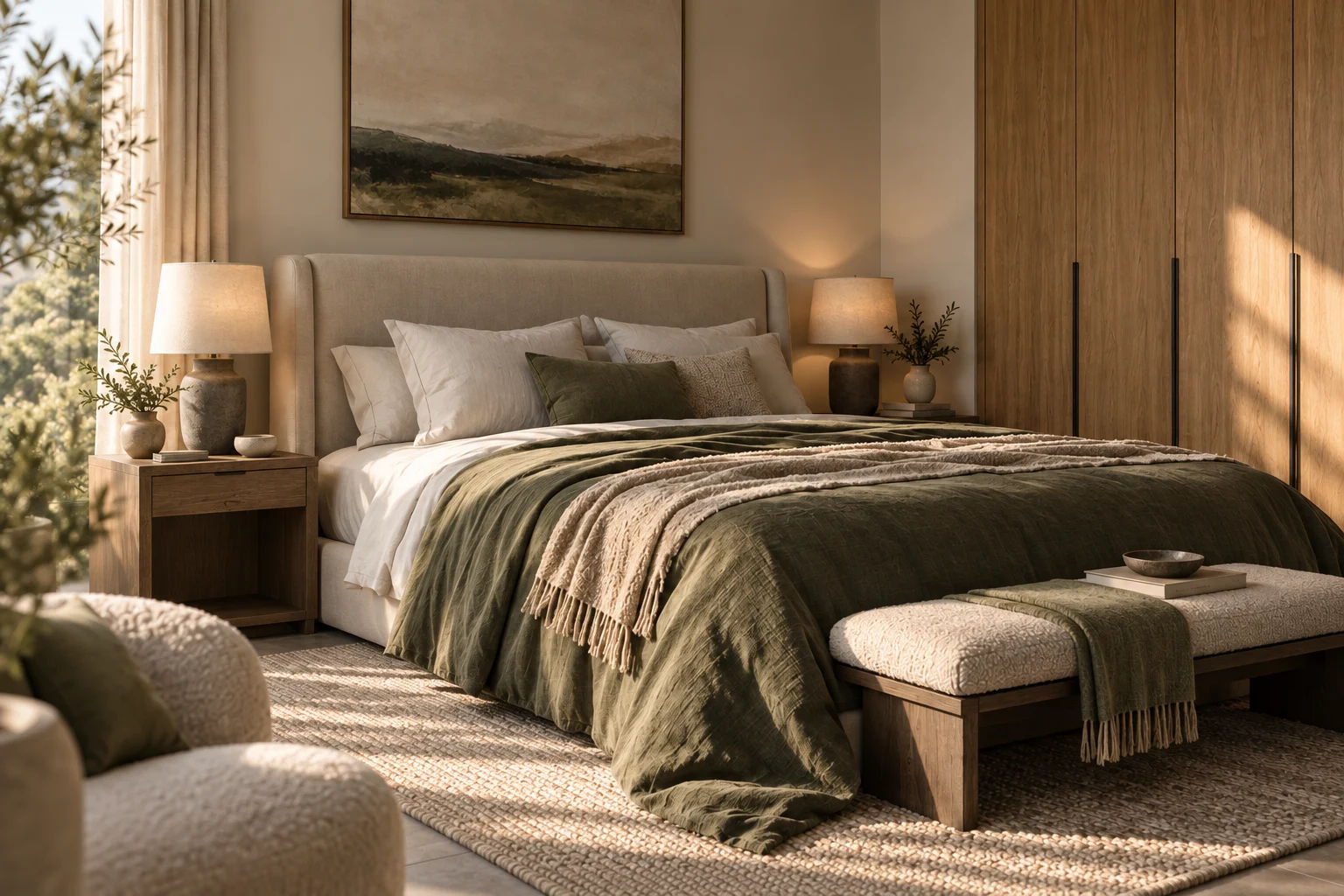 Quiet Bedroom — The main space