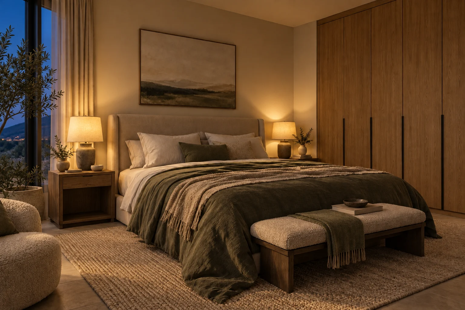 Quiet Bedroom — Evening light