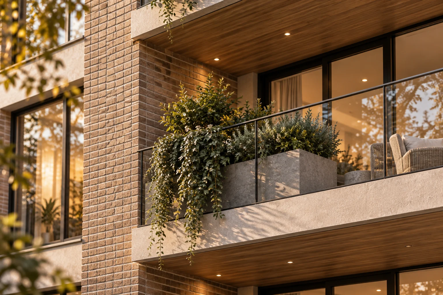 Residential Building — Architectural detail