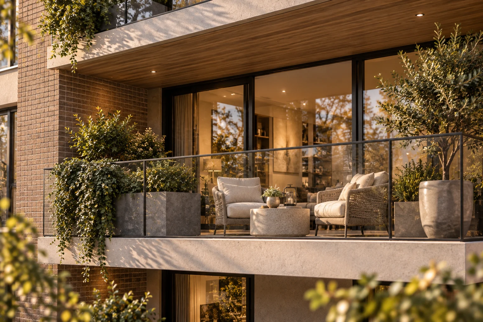 Residential Building — Materials and atmosphere