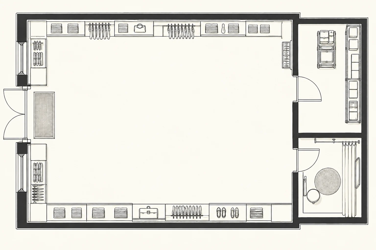 Retail Layout — Structural layout