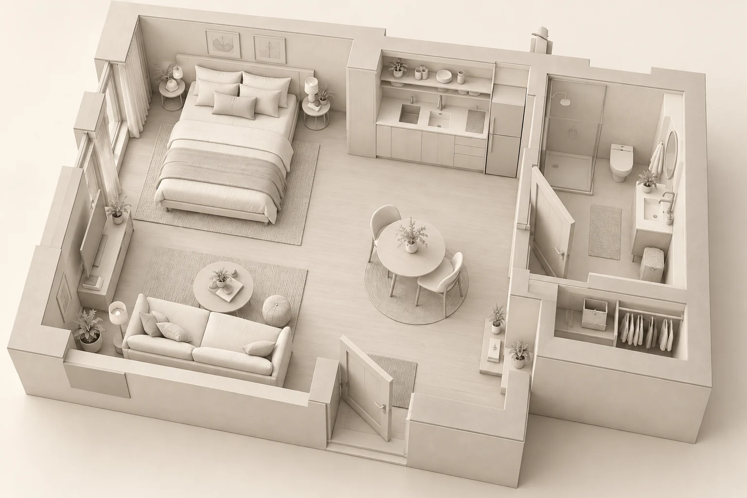 Studio 3D Plan — Volumes