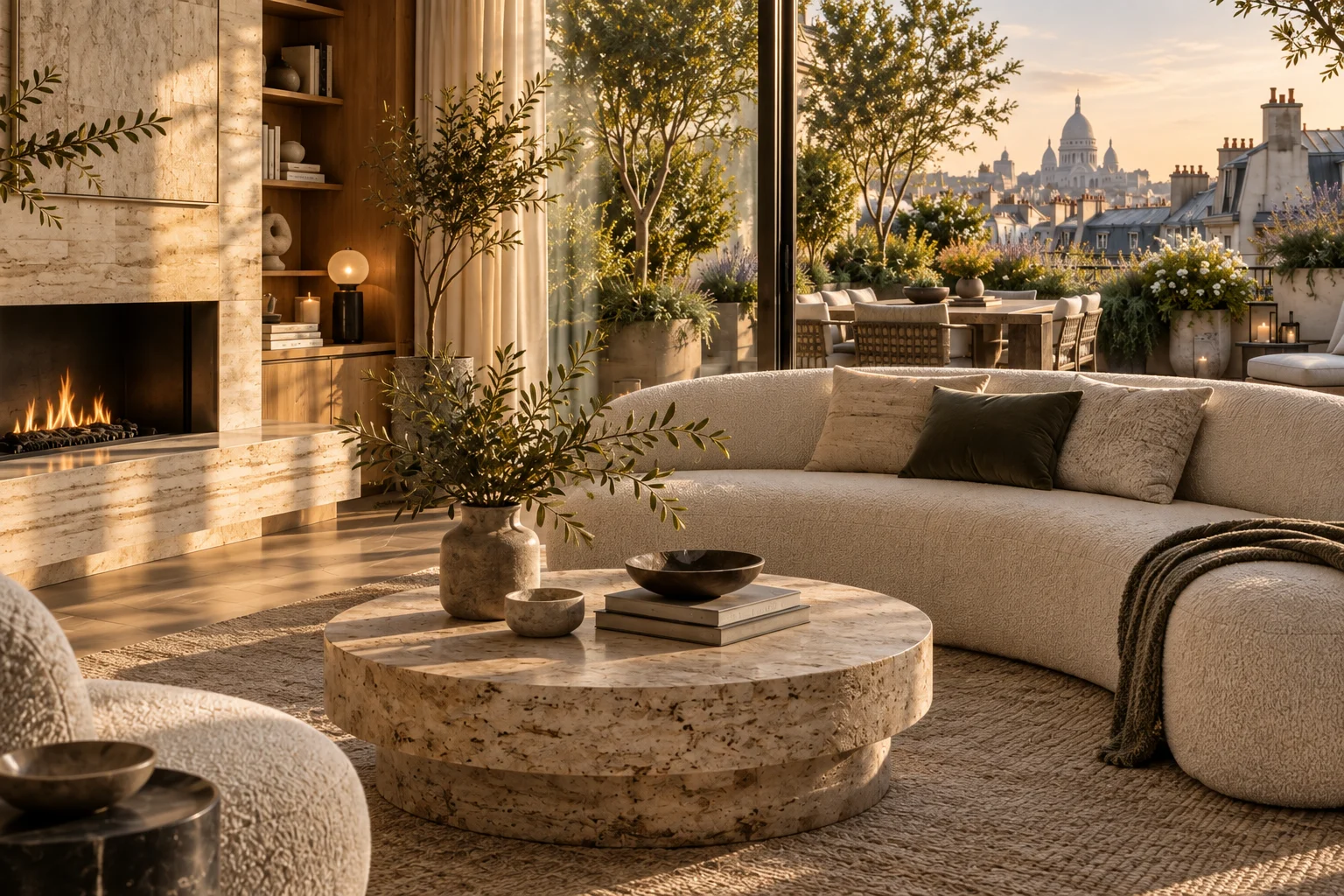Terrace Penthouse — Materials and atmosphere