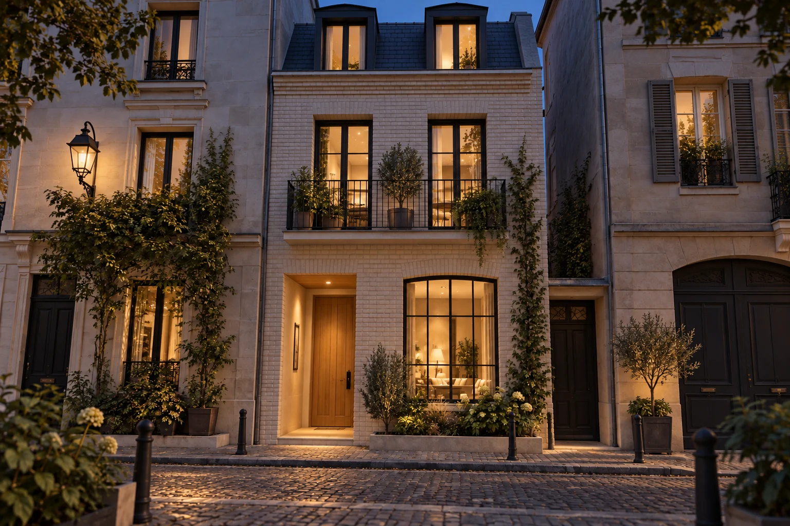 Urban Townhouse — Evening light
